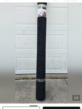 New Mohawk 6ftx9ft area rug indoor/outdoor, Lightweight, durable and soft, Black
